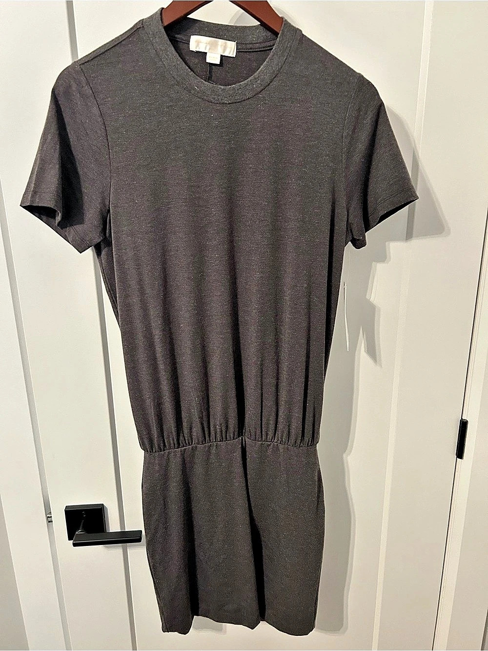 Spiritual Gangster Charcoal Cutout Back Mini Dress BNWT size small
